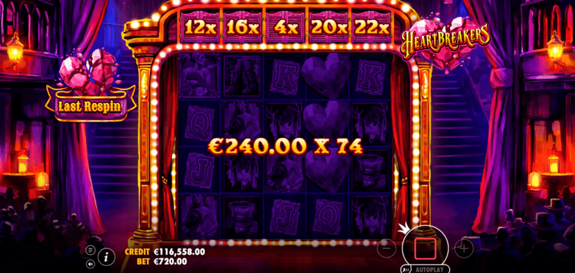 Heartbreakers - เมนู Bonus Buy สำหรับ Standard Respin และ Super Respin